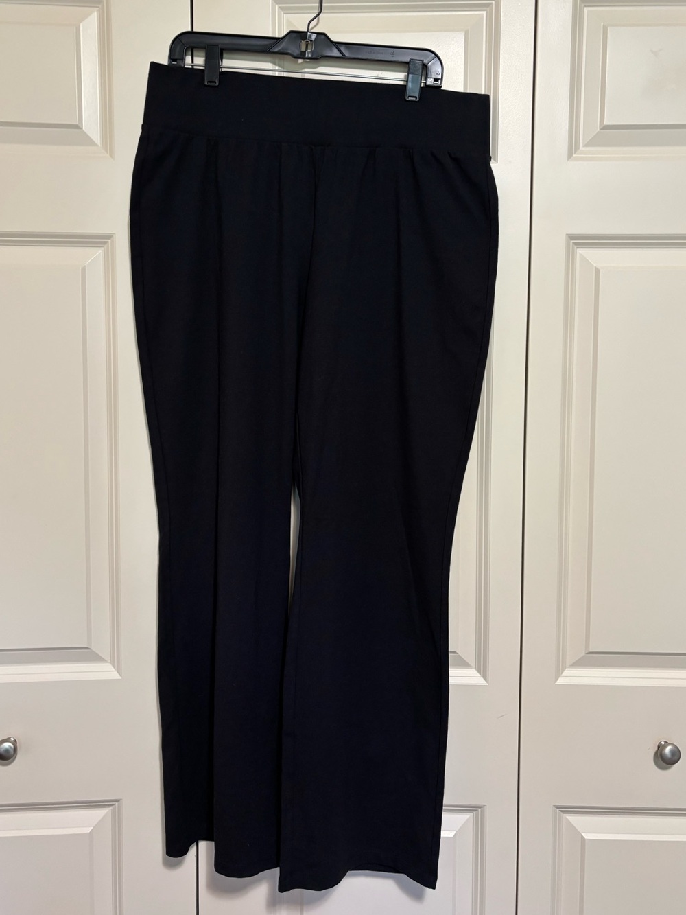 NWOT croft & barrow Black Wide-Leg Pull-On Pants